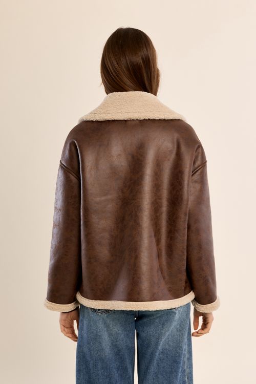 Manteau type aviateur