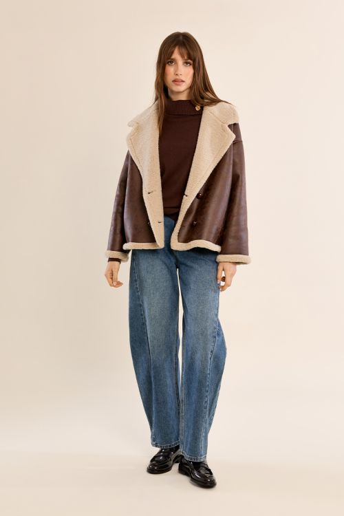 Manteau type aviateur