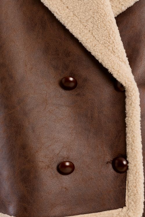 Aviator type coat