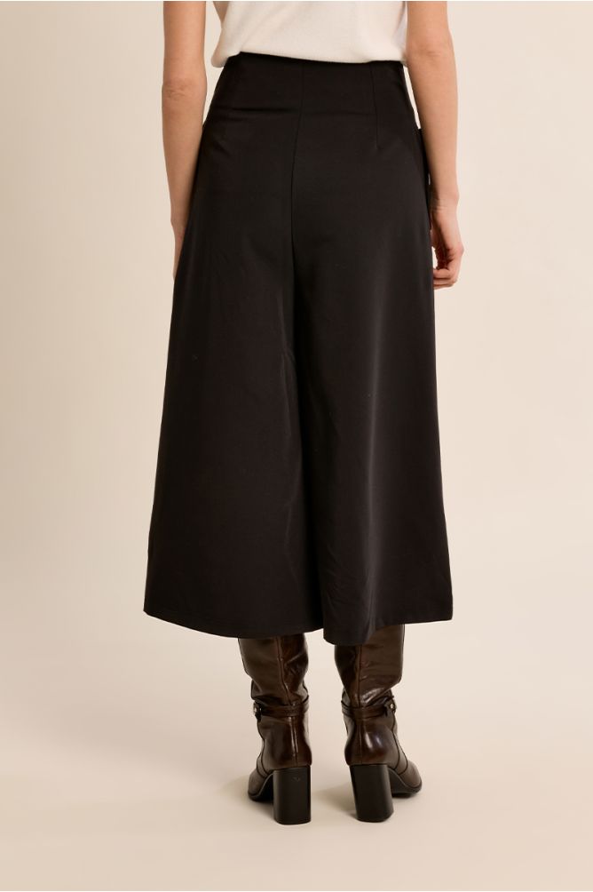 High-waisted culottes