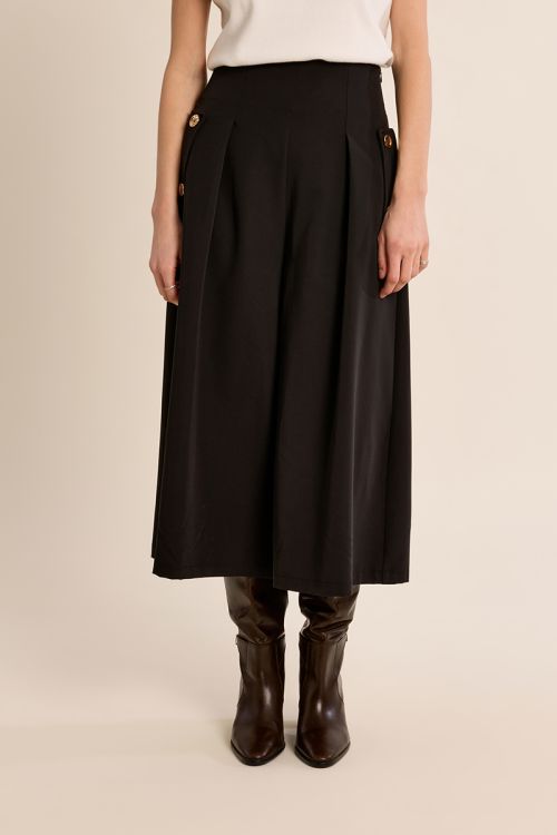 Jupe culotte taille haute
