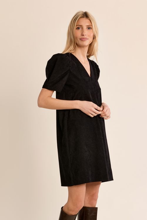 Robe courte manches gigot