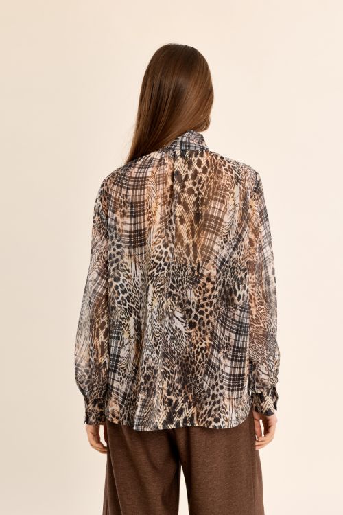 Blusa de manga larga con estampado