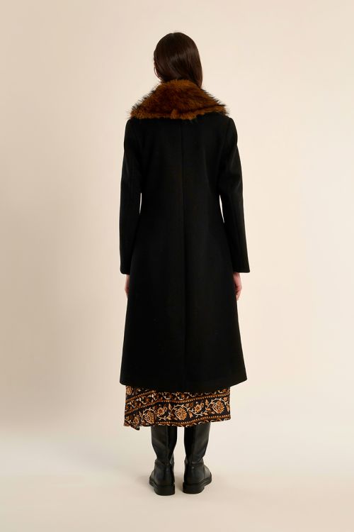 Faux fur coat