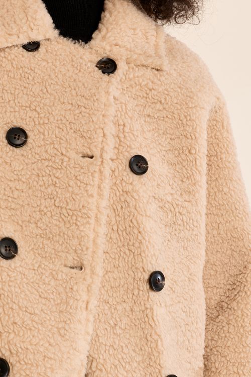 Veste courte imitation mouton