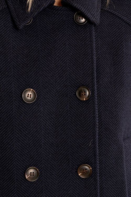 Veste courte à chevrons