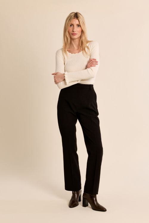Straight tailored trousers