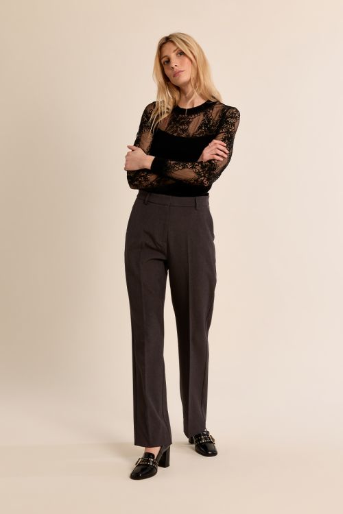 Pantalon tailleur droit