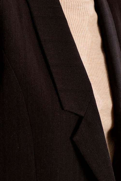 Blazer con cuello solapa 