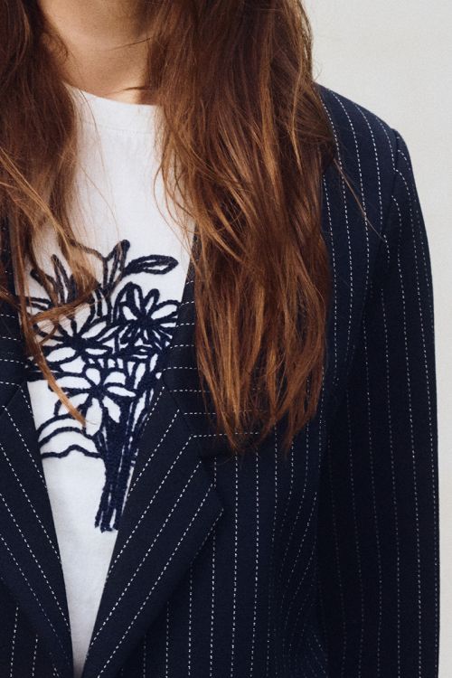 Striped blazer