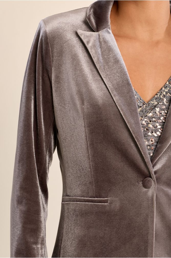Blazer corto in velluto - Molly Bracken