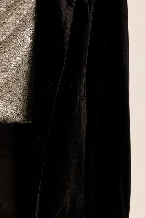 Blazer court en velours