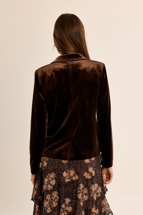 Blazer corto in velluto - Molly Bracken
