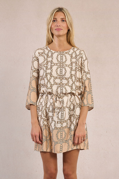 Short dress, printed