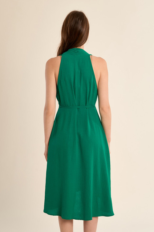 Robe courte sans manches, asymétrique