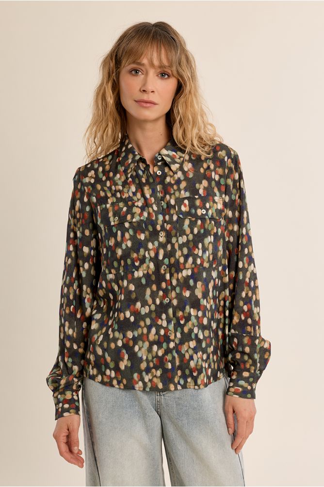 Camisa de manga larga con estampado