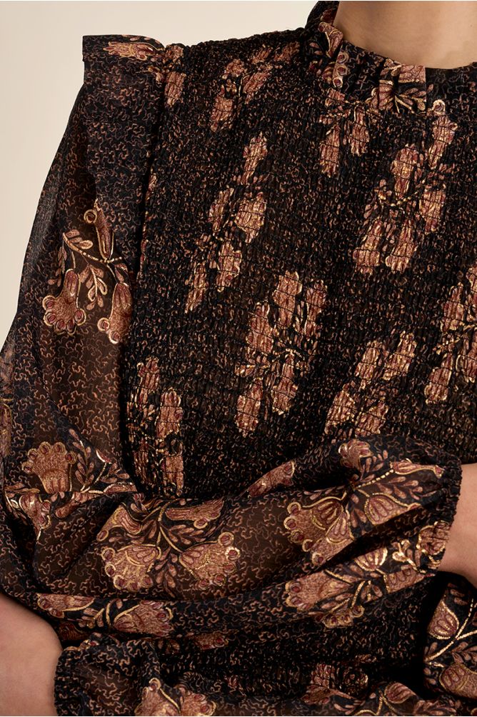 Top de manga larga con estampado