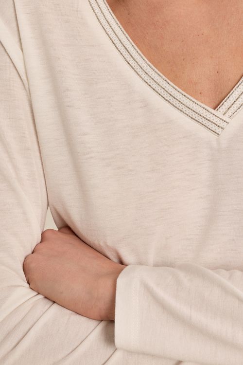 Jersey de manga larga detalle ribete