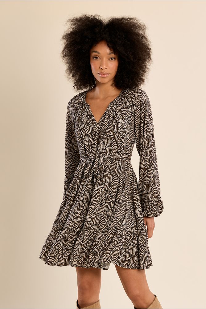 Short belted dress