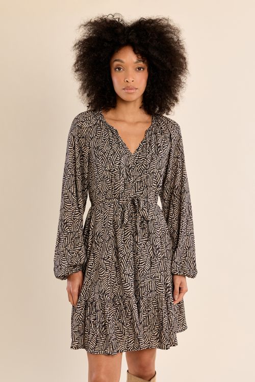 Short belted dress