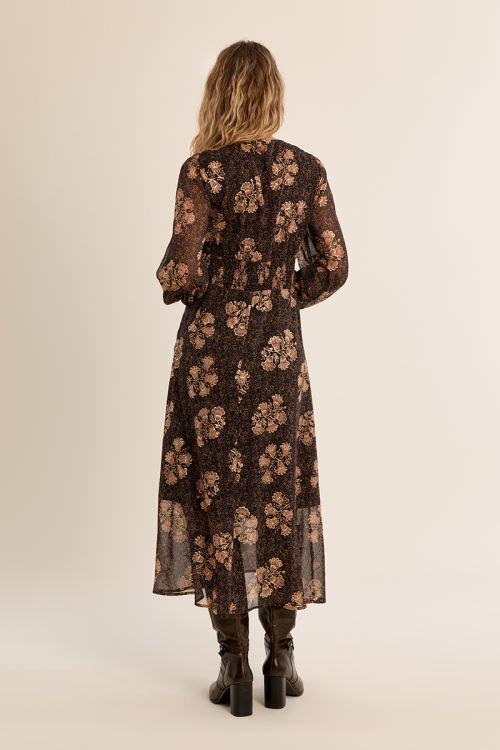 Semi-transparent midi dress