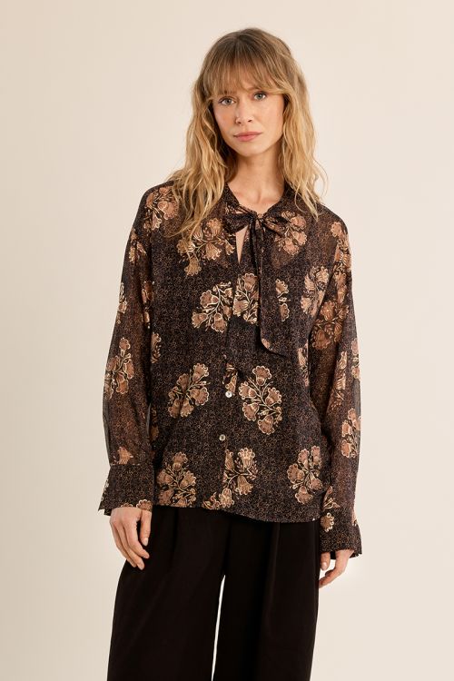 Camisa de manga larga con estampado