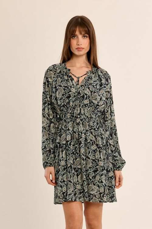 Robe imprimée cachemire