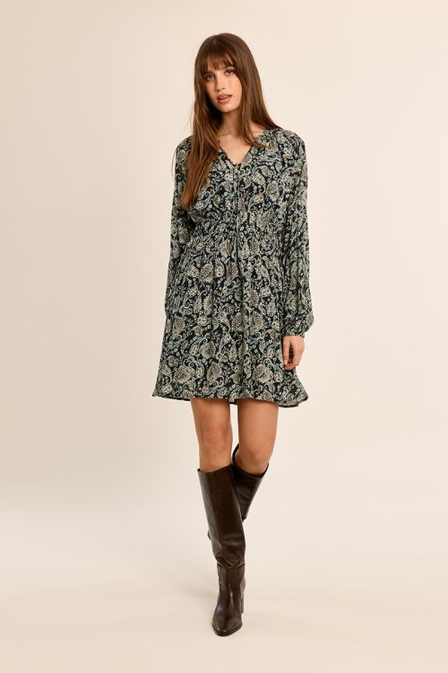 Robe imprimée cachemire