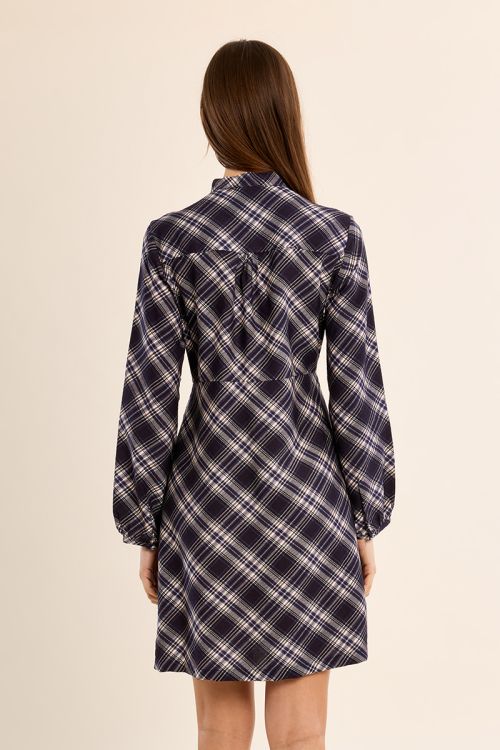 Vestido de manga larga con estampado
