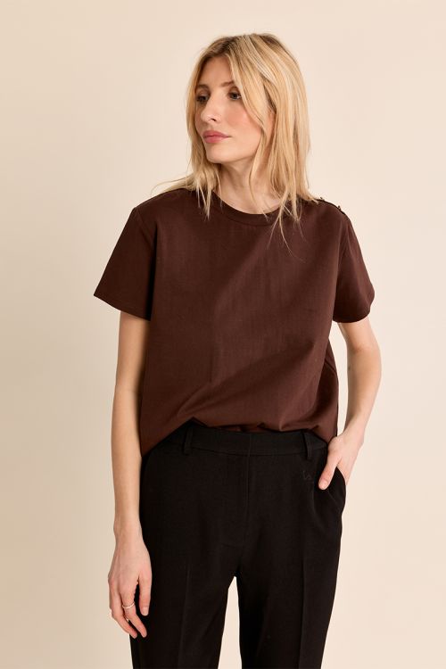 T-shirt crop en coton