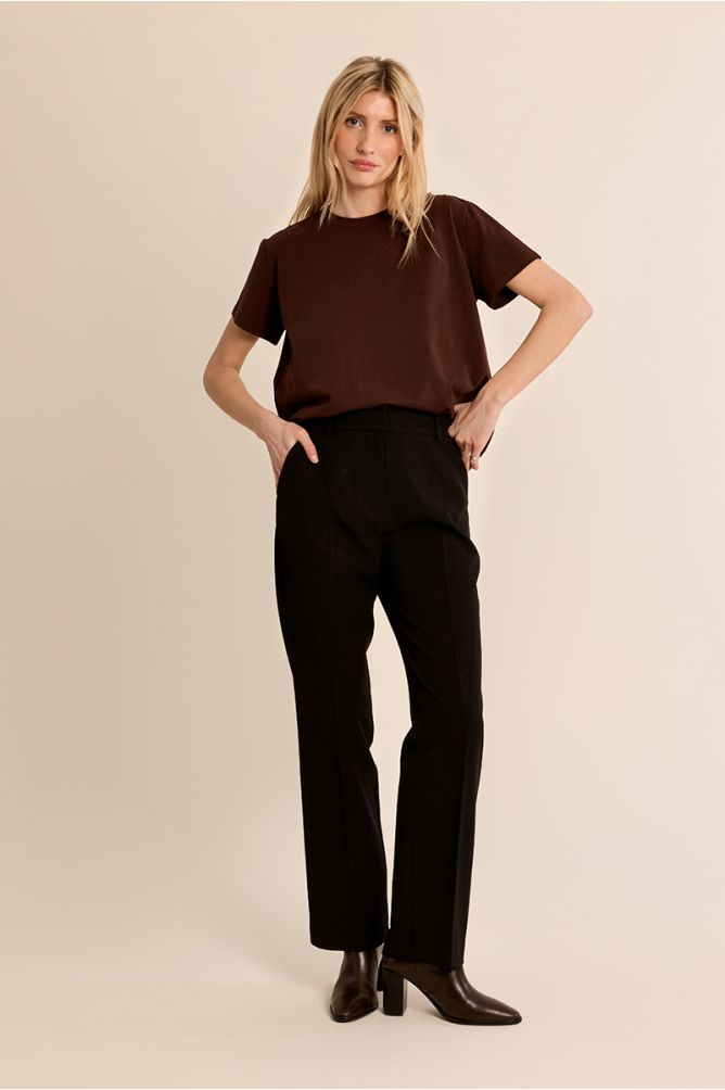 T-shirt crop en coton