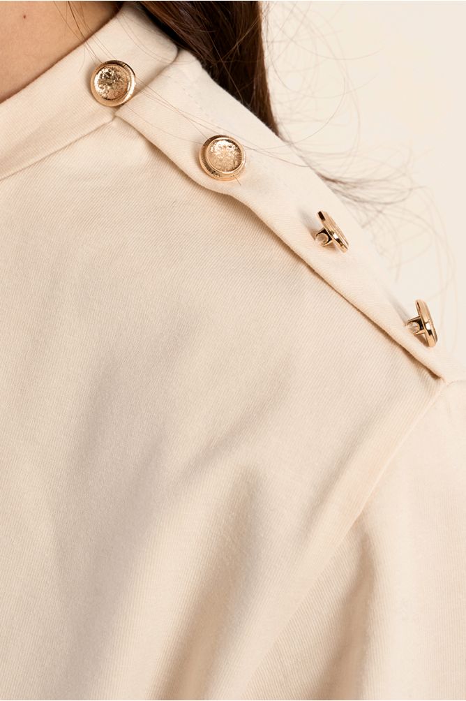 T-shirt crop en coton