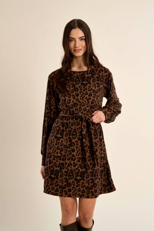 Robe imprimée léopard