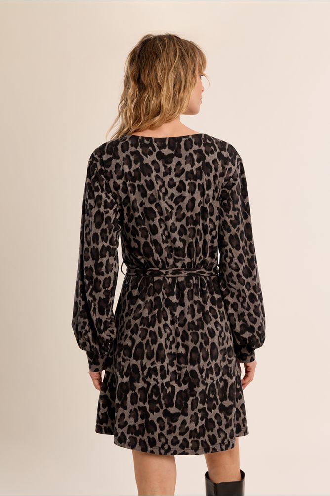 Leopard print dress