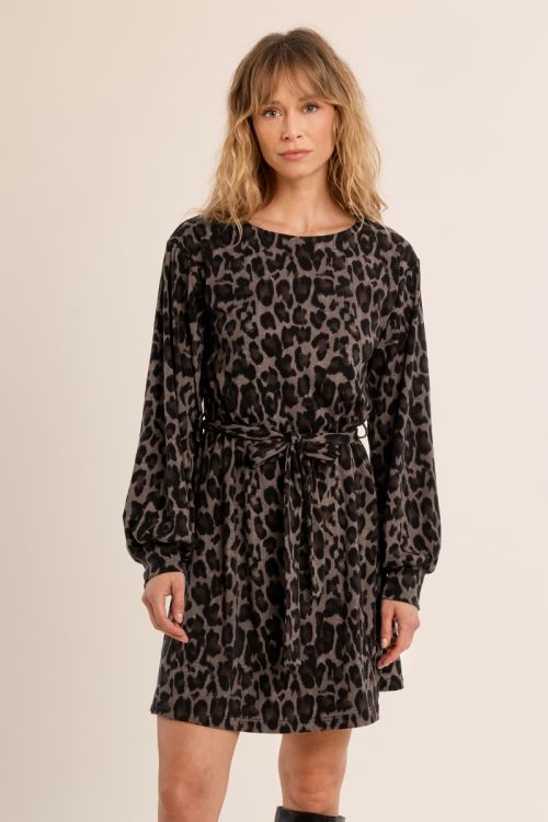 Robe imprimée léopard