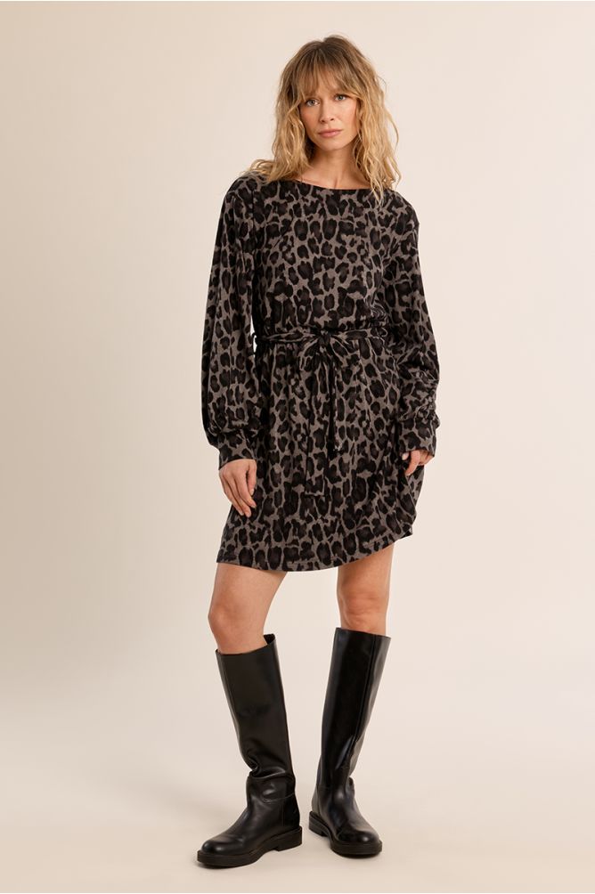 Robe imprimée léopard