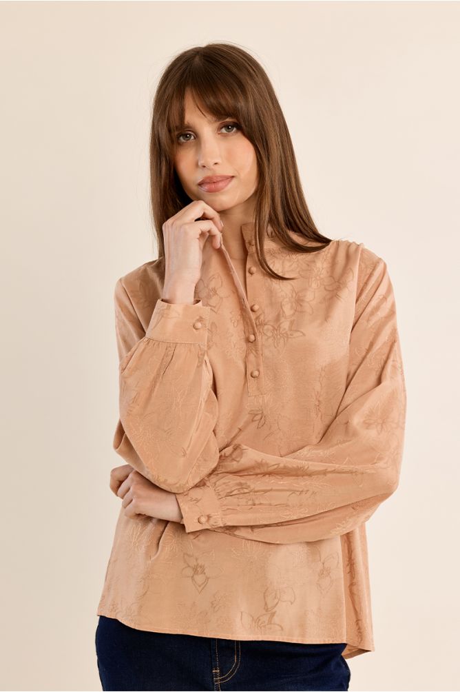 Camisa de manga larga con estampado