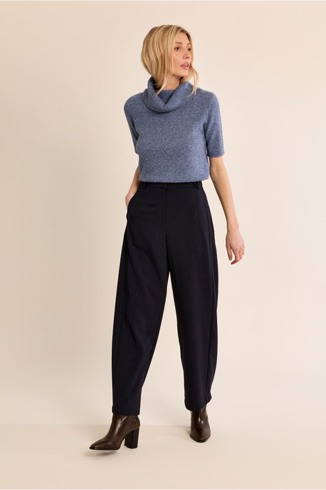 Pantalon tailleur barrel