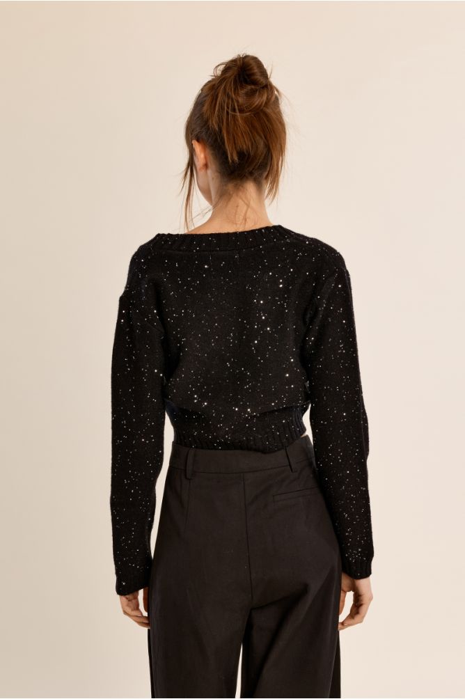 Boléro parsemé de sequins