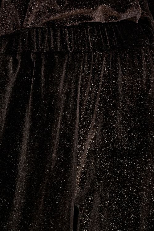 Sequined straight trousers