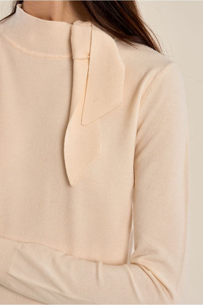 Jersey de manga larga detalle lazo