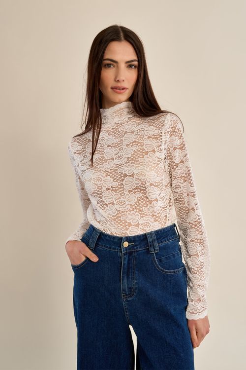 Sous-pull en dentelle