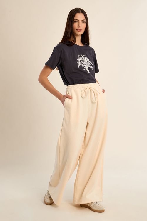 Flared jogger pants