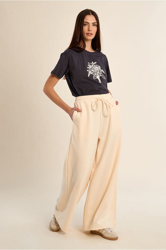 Flared jogger pants