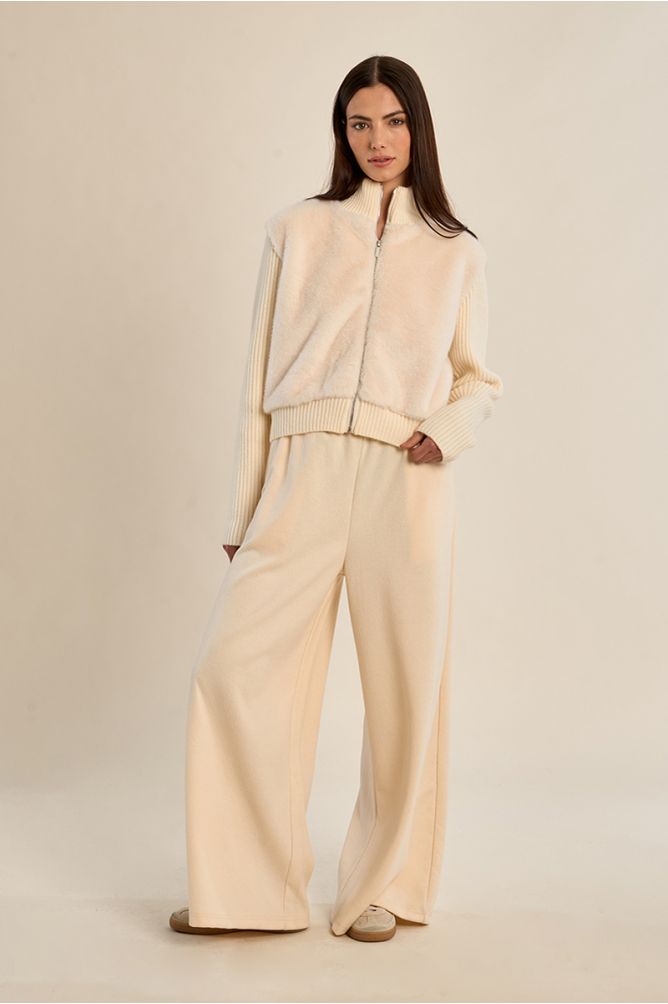 Pantalon jogger évasé
