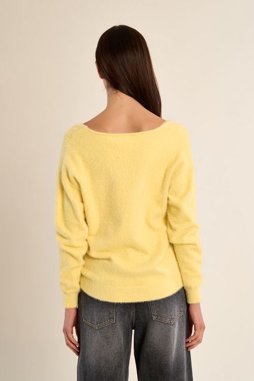 Jersey de manga larga cuello en V