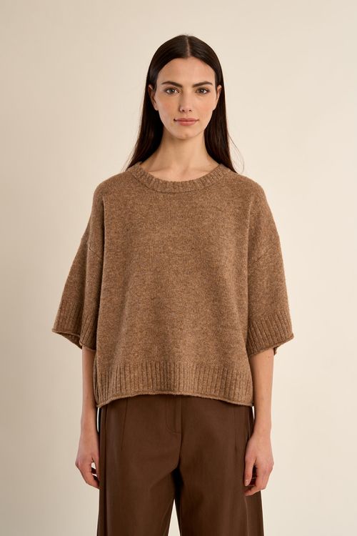 Pull en maille évasé