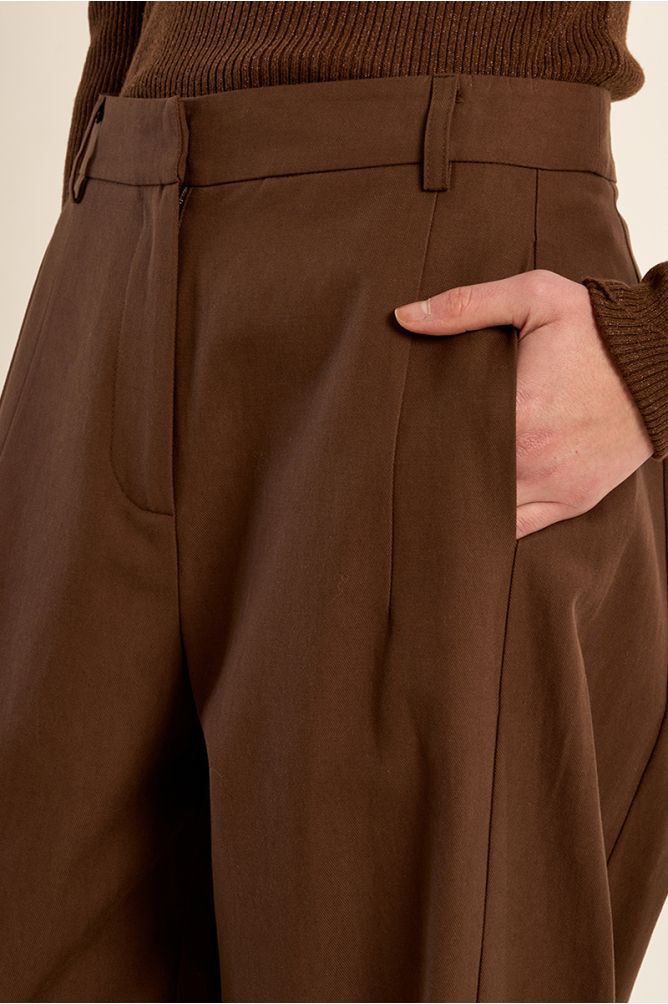 Pantalon large à pinces