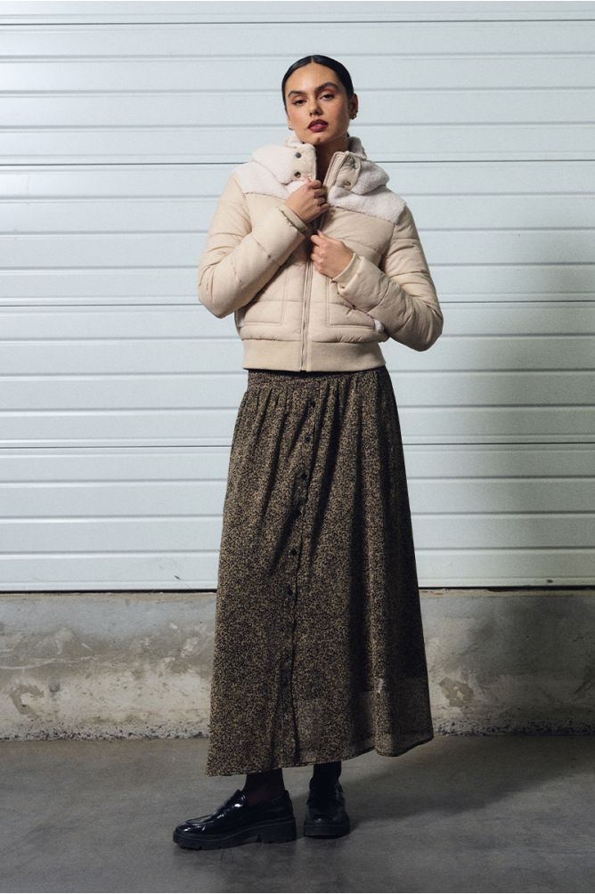 Chaqueta acolchada con capucha