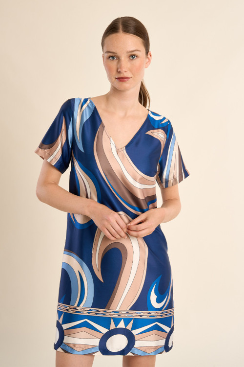 Printed t-shirt dress